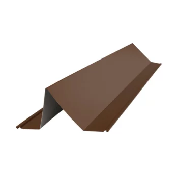 планка снегозадержателя, цвет шоколадно-коричневый ral 8017, 2000 х 115 х 80 мм
