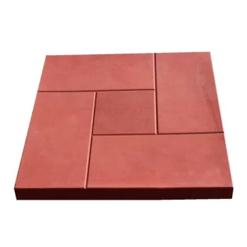 плитка тротуарная калифорния цвет красный, 3 х 30 х 30 см