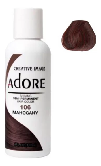 Краска для волос Adore Hair Color 118мл: 106 Mahogany(Краска для волос Adore Hair Color 118мл)