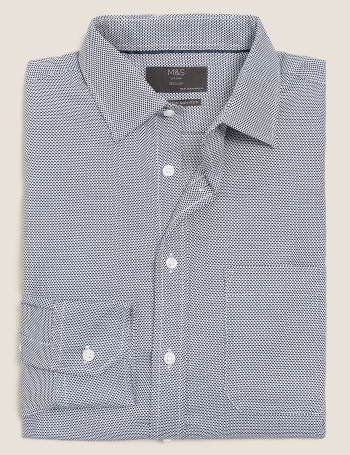 Рубашка из чистого хлопка с гладкой текстурой(Рубашка из чистого хлопка с гладкой текстурой)