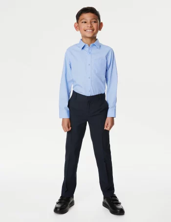 Комплект рубашек для мальчика с длинным рукавом и технологией Non-iron (2 шт)(Комплект рубашек для мальчика с длинным рукавом и технологией Non-iron (2 шт))
